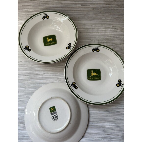 JOHN DEERE ✨ Gibson Plate Set ceramic good condition - Picture 1 of 10